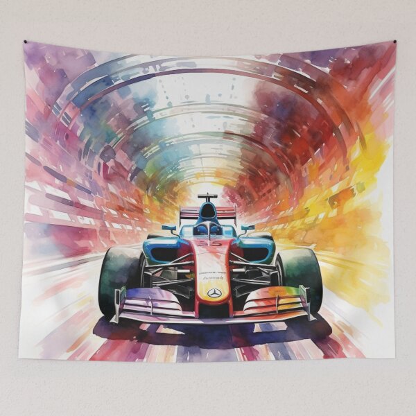 Item preview, A Formula 1 Car on a Rainbow Track designed and sold by Sketch-Shack.