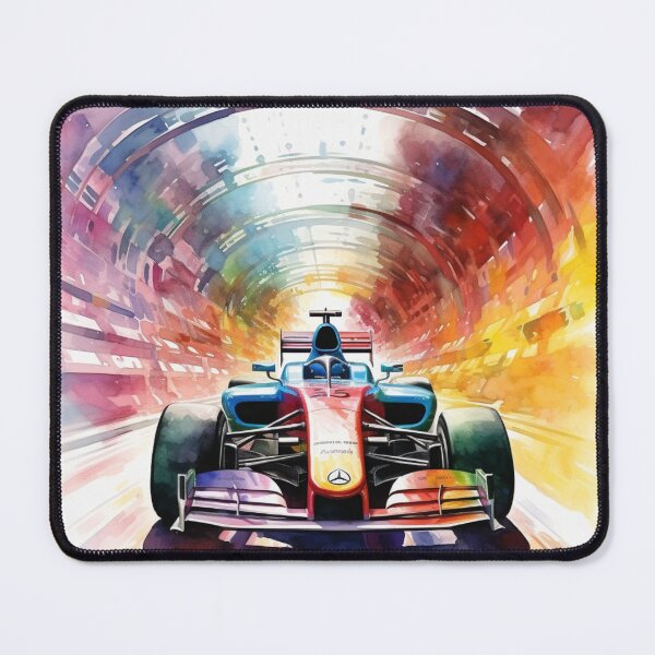 Item preview, A Formula 1 Car on a Rainbow Track designed and sold by Sketch-Shack.