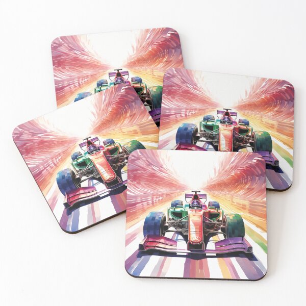 Item preview, A Formula 1 Car on a Rainbow Track designed and sold by Sketch-Shack.