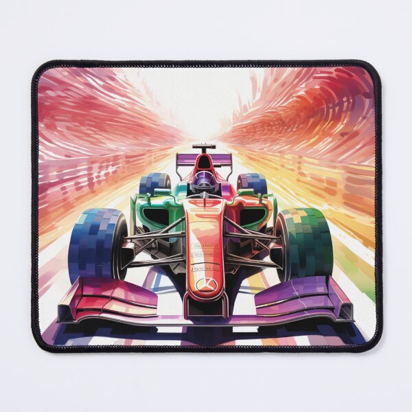 Item preview, A Formula 1 Car on a Rainbow Track designed and sold by Sketch-Shack.