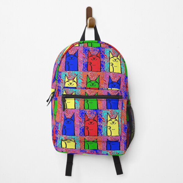 Item preview, pop art cats red, blue ,green, red  designed and sold by LowEndGraphics.