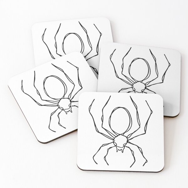 Item preview, Spider Arachnid Black Line Art | Halloween Spooky Season Design | One Line Insect Drawing designed and sold by RachelFCreative.