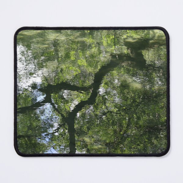 Item preview, Reflection of trees in the water. Nature background. Abstract. designed and sold by LiubovAvdeeva.