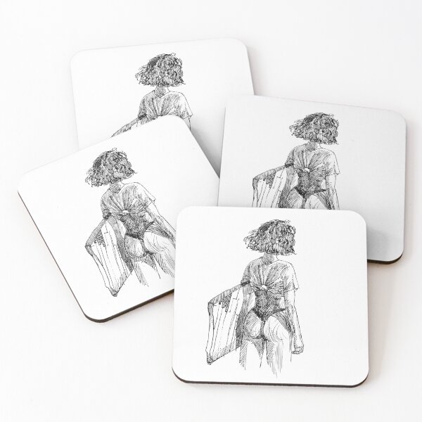 Item preview, Chica con bodyboard designed and sold by tivayes-shop.