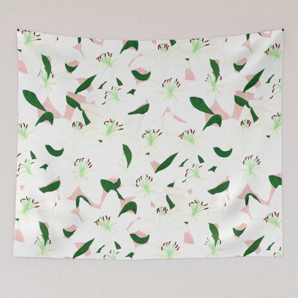Item preview, Painted Lily Flowers designed and sold by MitaDreamDesign.