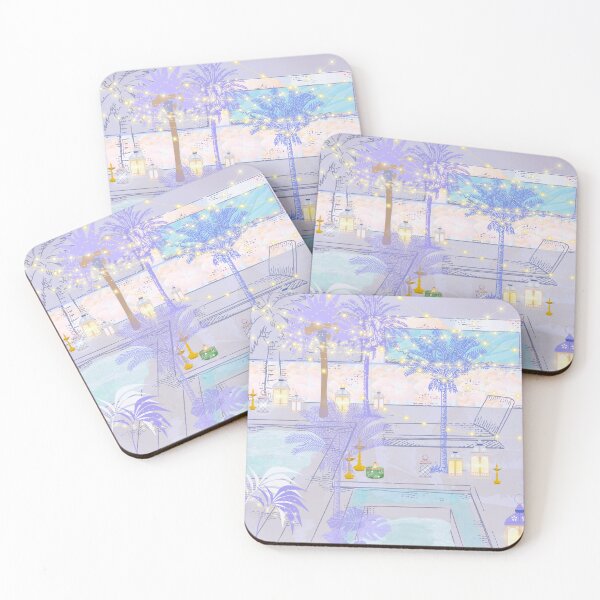 Item preview, Copy of Pool and palms, lanterns, water,  designed and sold by Sugar Wisdom .