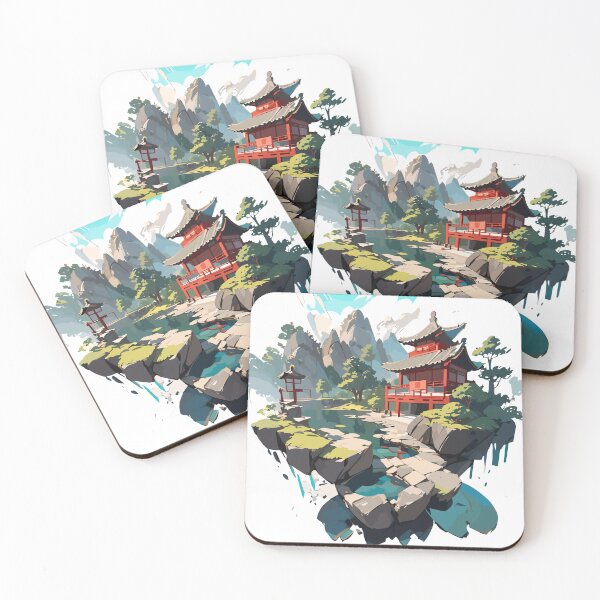 Item preview, A temple in the mountains designed and sold by Joker-Arts.