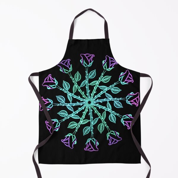 Item preview, Dozen Glowing Purple Roses Mandala designed and sold by FalcoSkyWolf.