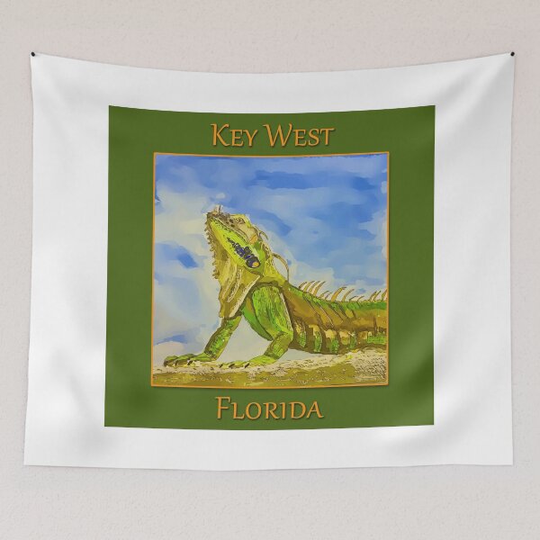Item preview, Key West Florida Iguana - WelshDesigns designed and sold by welshdesigns.