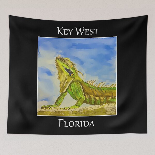 Item preview, Key West Florida Iguana - WelshDesigns designed and sold by welshdesigns.