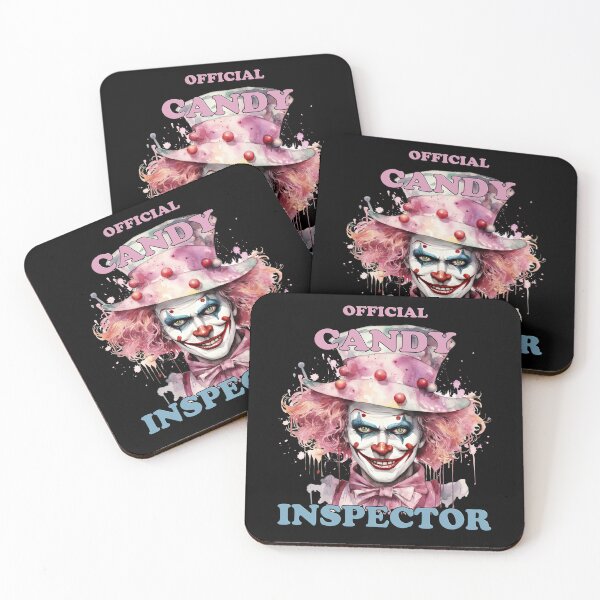 Item preview, Official Candy Inspector, Watercolor Clown designed and sold by Sunmoonlove.