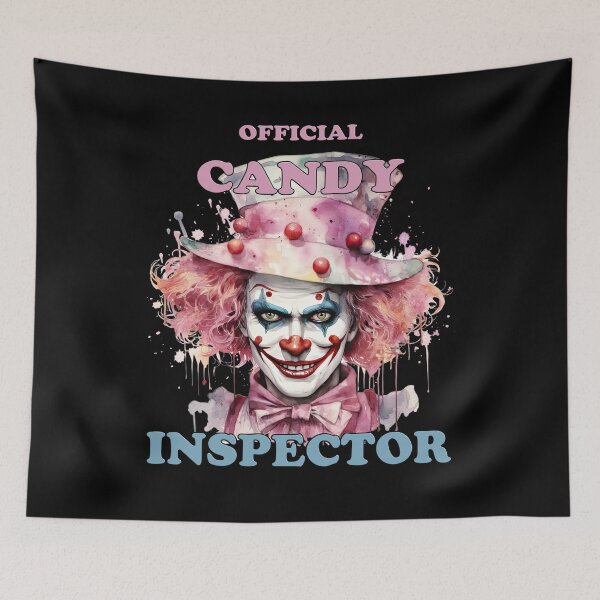 Item preview, Official Candy Inspector, Watercolor Clown designed and sold by Sunmoonlove.
