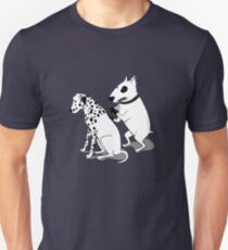 Bull Terrier and Dalmatian Unisex T-Shirt