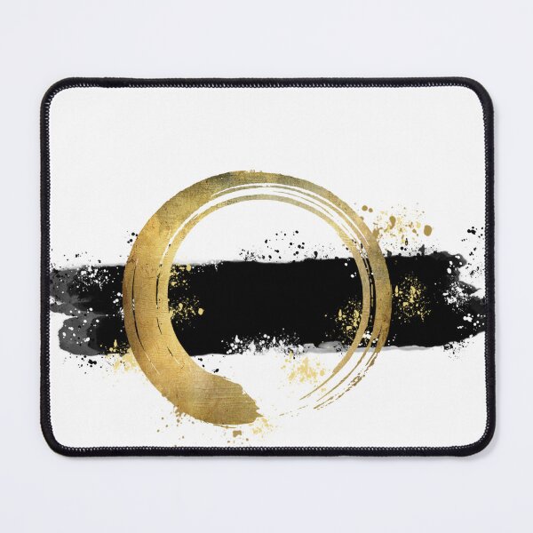 Item preview, Zen Gold Enso Circle, Circle Brush, Japanese Circle, Zen circle designed and sold by SannelLarsson.