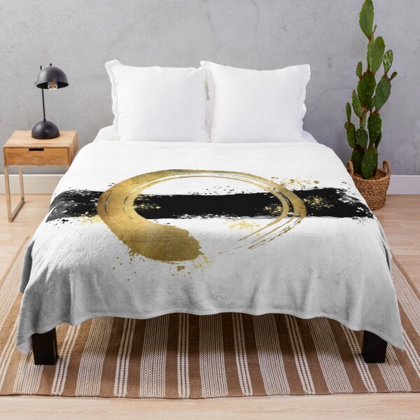 Item preview, Zen Gold Enso Circle, Circle Brush, Japanese Circle, Zen circle designed and sold by SannelLarsson.