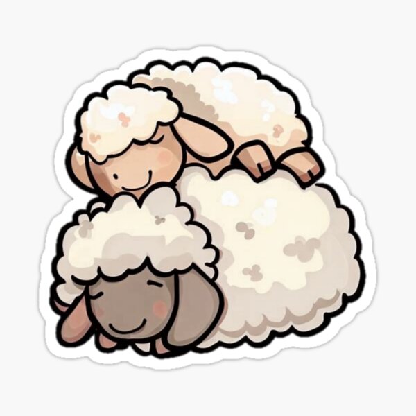 Item preview, Cute sheep designed and sold by funny   artist.