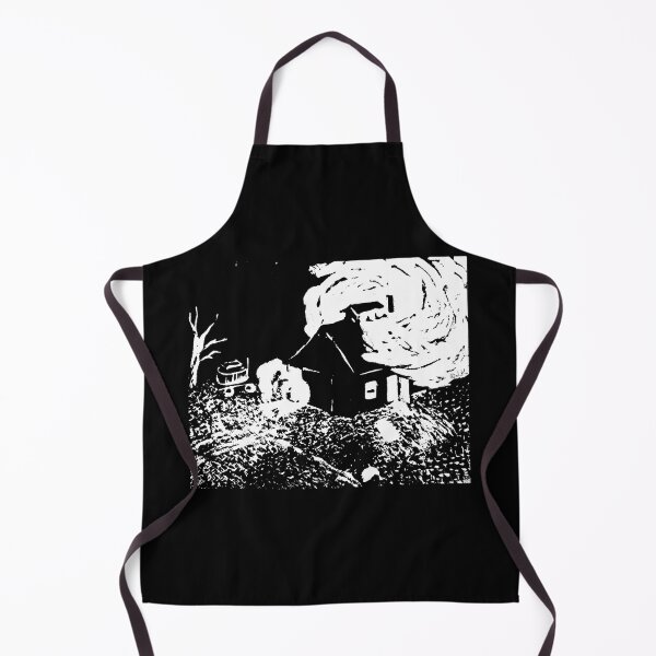 Item preview, Sugarhouse at Night, Linocut, Maple Sugaring, Making Maple Syrup designed and sold by ArtisticUplift.