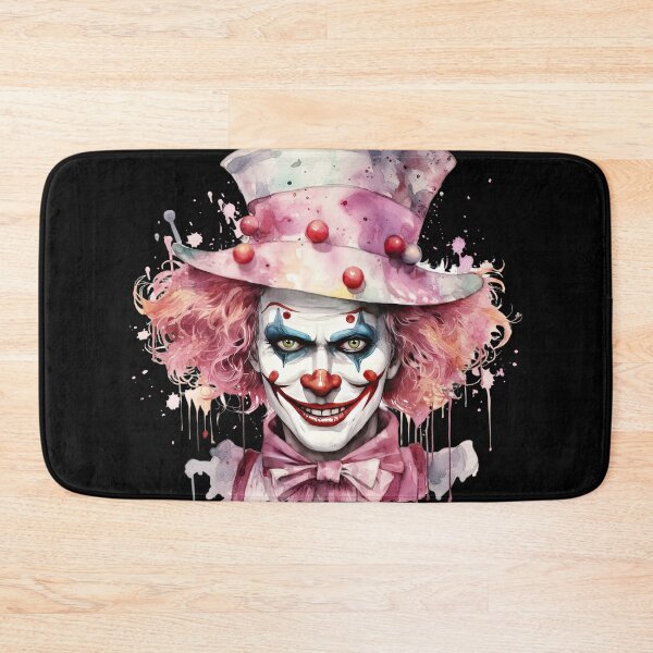 Item preview, No Trick Just Treats Watercolor Clown designed and sold by Sunmoonlove.