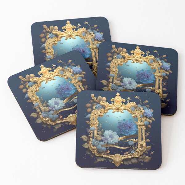 Item preview, Surreal flowers mirror night designed and sold by Aganona.