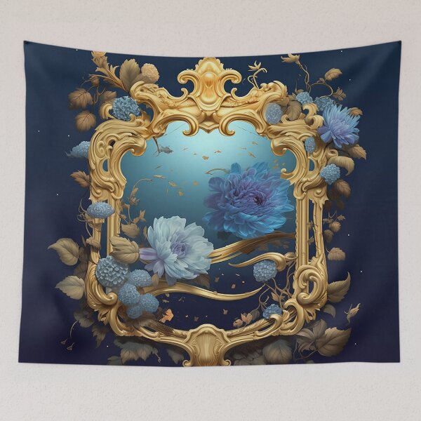 Item preview, Surreal flowers mirror night designed and sold by Aganona.