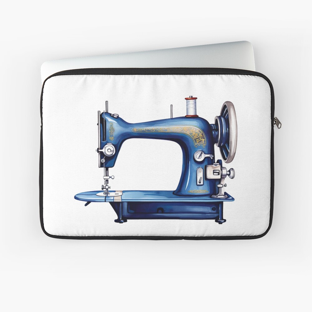 Pink Sewing Machine Art Print by YumeeCraft