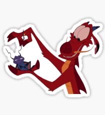 Mushu und Cricket Sticker