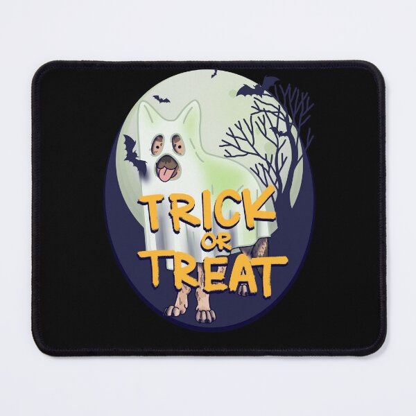 Item preview, Trick or treat German shepherd Halloween ghost designed and sold by Itsdomd.