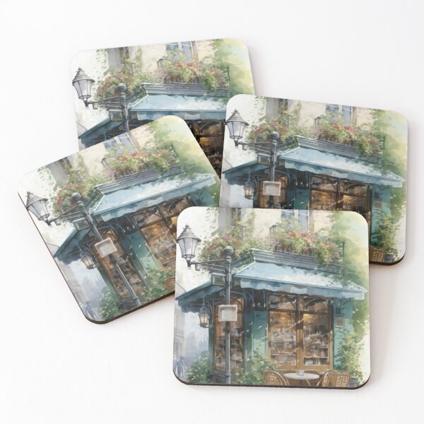 Item preview, Watercolour Coffee shop designed and sold by magicartjourney.