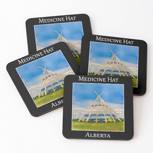 Item preview, SaamisTeePee Landmark in Medicine Hat Alberta Canada - WelshDesigns designed and sold by welshdesigns.
