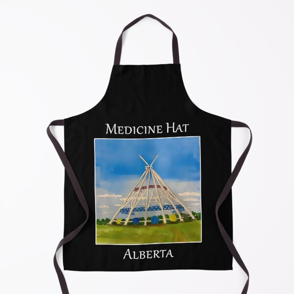 Item preview, SaamisTeePee Landmark in Medicine Hat Alberta Canada - WelshDesigns designed and sold by welshdesigns.