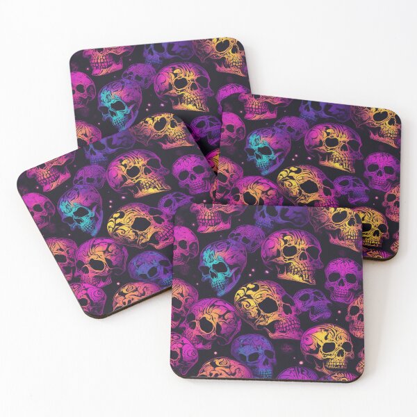 Item preview, Skulls Bursting with Vibrant Colors: An Extraordinary Artistic Experience designed and sold by trendmrend.