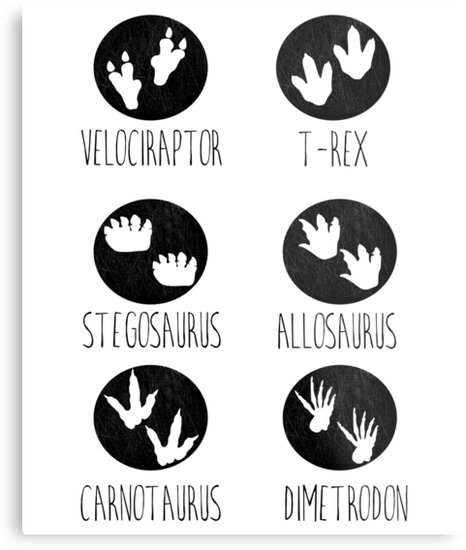 t rex dinosaur footprints