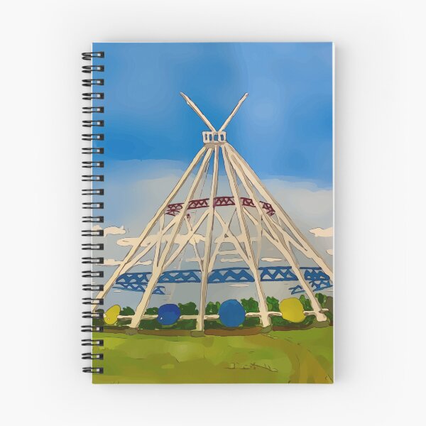 Item preview, SaamisTeePee Landmark in Medicine Hat Alberta Canada - WelshDesigns designed and sold by welshdesigns.