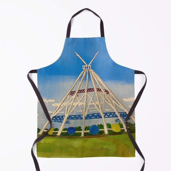 Item preview, SaamisTeePee Landmark in Medicine Hat Alberta Canada - WelshDesigns designed and sold by welshdesigns.