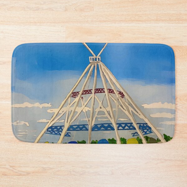 Item preview, SaamisTeePee Landmark in Medicine Hat Alberta Canada - WelshDesigns designed and sold by welshdesigns.