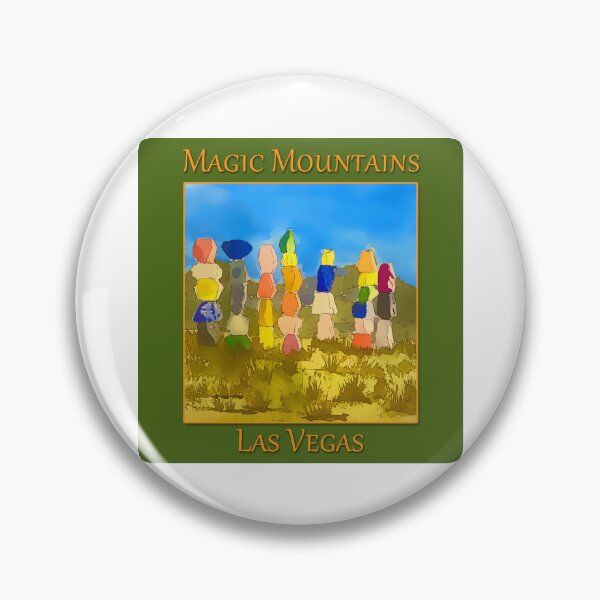 Item preview, Seven Magic Mountains outside Las Vegas Nevada - WelshDesigns designed and sold by welshdesigns.