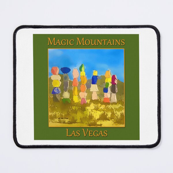 Item preview, Seven Magic Mountains outside Las Vegas Nevada - WelshDesigns designed and sold by welshdesigns.