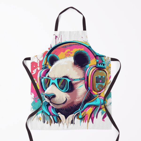 Item preview, Panda with Headphones designed and sold by cuprum13.