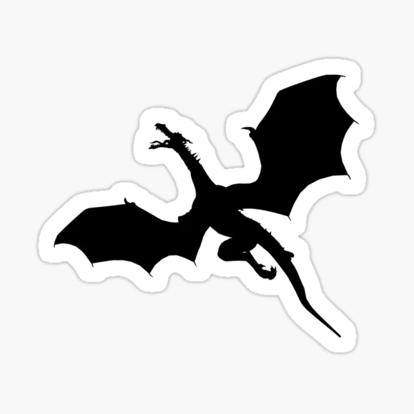 Iron Flame book cover dragons Sticker for Sale by Starbubblepress