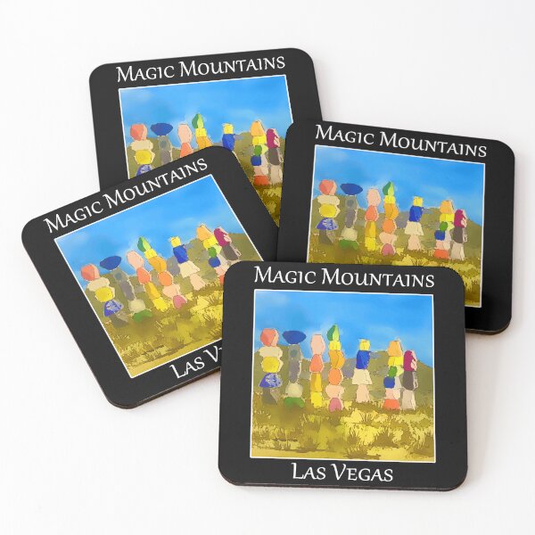 Item preview, Seven Magic Mountains outside Las Vegas Nevada - WelshDesigns designed and sold by welshdesigns.