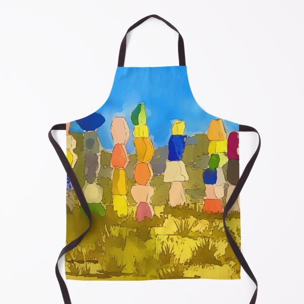 Item preview, Seven Magic Mountains outside Las Vegas Nevada - WelshDesigns designed and sold by welshdesigns.
