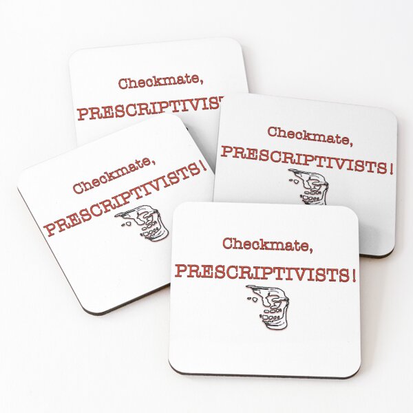 Item preview, Checkmate, Prescriptivists designed and sold by AgmaSchwa.