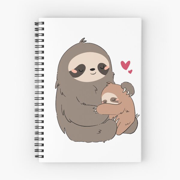 Item preview, Mother and baby sloth designed and sold by Rojasole.