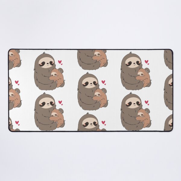 Item preview, Mother and baby sloth designed and sold by Rojasole.