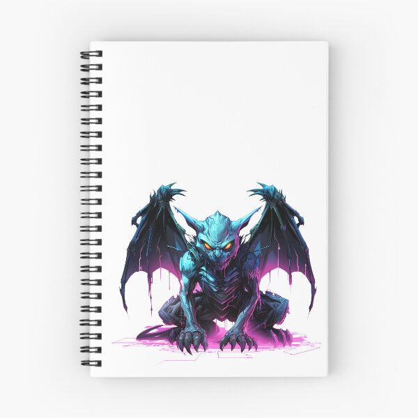 Item preview, Cyberpunk Gargoyle in Neon Colors designed and sold by SchorlCraft.
