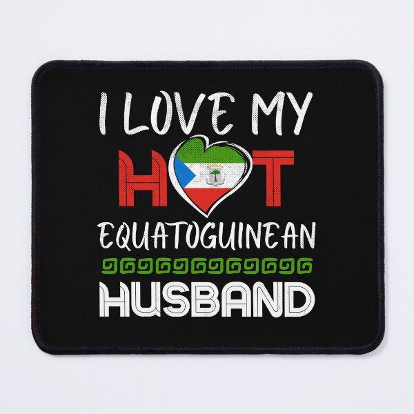 Item preview, Funny Equatoguinean Husband Proud Wife designed and sold by Furahisha.