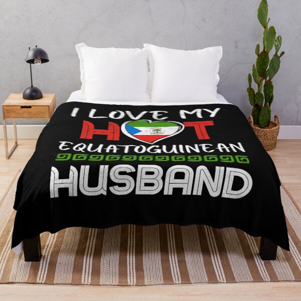 Item preview, Funny Equatoguinean Husband Proud Wife designed and sold by Furahisha.