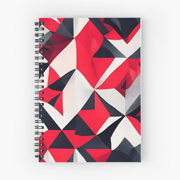 Item preview, Geometric black-red-white pattern designed and sold by KeepDream.