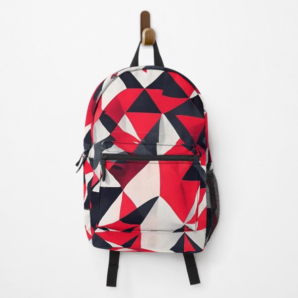 Item preview, Geometric black-red-white pattern designed and sold by KeepDream.