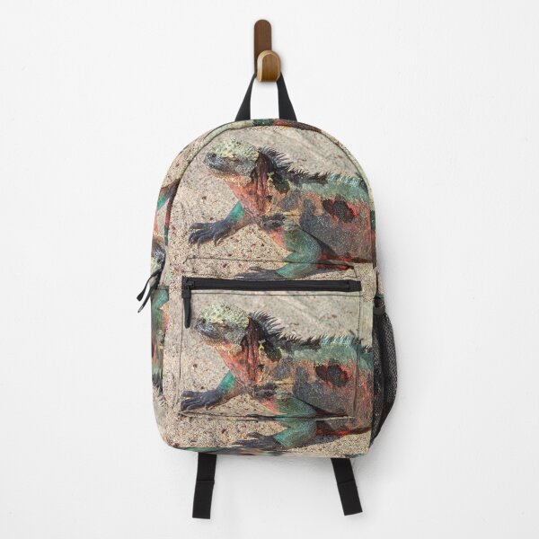 Item preview, Vividly Colorful Marine Iguana on the Beach designed and sold by SafariByMarisa.